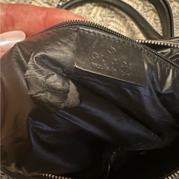 Brown & Black Bag 100% AUTHENTIC GUCCI Original $900 SALE Vintage Condition! - Picture 13 of 14
